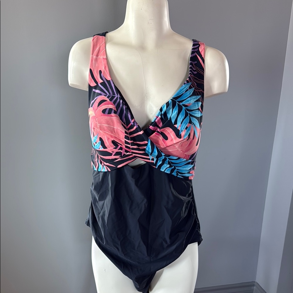 Tropical Print Women's One Piece Swimsuit. 516